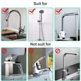 thumbnail image 4 of HomeMax Stainless Steel Sink Caddy, Kitchen & Bathroom, Detachable & Clamp 2 Pack Design, 4 of 7