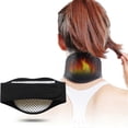 thumbnail image 1 of Soporte para el cuello para aliviar el dolor, protector de cuello cervical ajustable con calefacción automática, envoltura estabilizadora para rigidez crónica del cuello, 2 piezas, 2 piezas, color neg, 1 of 5