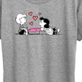 thumbnail image 3 of Peanuts - Lucy and Schroeder Piano - Women's Short Sleeve Graphic T-Shirt, 3 of 6