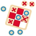 thumbnail image 1 of Tic Tac Toe Interactive Magnetic Creative Wooden Board Game Wooden Travel Game, 1 of 10