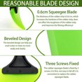 thumbnail image 2 of 5 Inch Car Scraper Squeegee with Channeled Rubber Blade Black Plastic Handle Durable Rubber Washer, Car Vinyl, Vehicle Wrapping, Window Glass Tinting Tool, 2 of 5
