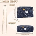 thumbnail image 4 of FORMRS Women Crossbody Purse with Chain Strap Vegan Leather Shoulder Handbag, White Cat Planet, 4 of 7