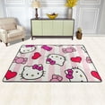 thumbnail image 6 of Hello Kitty Area Rugs, Large Carpet, Washable Rug Mat, Flannel Non-Slip Rugs For Bedroom Living Dining Dorm Room Entryway, Home Decor 72"X48", 6 of 7