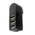 thumbnail image 1 of Portátil 3 puertos USB 2.0 Mini divisor giratorio de 270 grados PC portátil Adaptador para computadora portátil Hub Scienceny DZ5408-00, 1 of 2