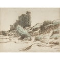 thumbnail image 2 of Jean-François Millet 24x19 Gold Ornate Framed and Double Matted Museum Art Print Titled - Landscape, Vichy (ca. 1866-67), 2 of 4
