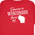 thumbnail image 4 of Inktastic Someone in Wisconsin Loves Me Boys or Girls Long Sleeve Toddler T-Shirt, 4 of 5