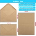 thumbnail image 2 of 50 Pack Blank Cards and Envelopes 4x6, Brown Blank Note Cards Greeting Cards and Envelopes Set, Folded Cardstock with Envelope for DIY Greeting Card, Thank You Card, Invitations, 2 of 13