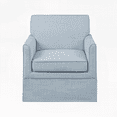 thumbnail image 3 of Slipcover Accent Armchair - 1-Piece with Solid Wood Frame and Fabric Seat, 3 of 8