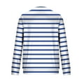 thumbnail image 4 of LNWUY (S-5XL) Big and Tall Men's Fashion Casual Striped Crewneck Long Sleeve Top T-Shirt Basic Pullover Loose tee Shirt Blue XXXXXL, 4 of 5