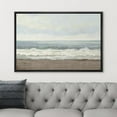 thumbnail image 5 of PixonSign Framed Canvas Print Wall Art Ocean Wave Coastal Landscape Nature Wilderness Illustrations Fine Art Decorative Farmhouse/Country Relax/Calm/Cozy Multicolor Zen for Bedroom - 16"x24" Black, 5 of 5