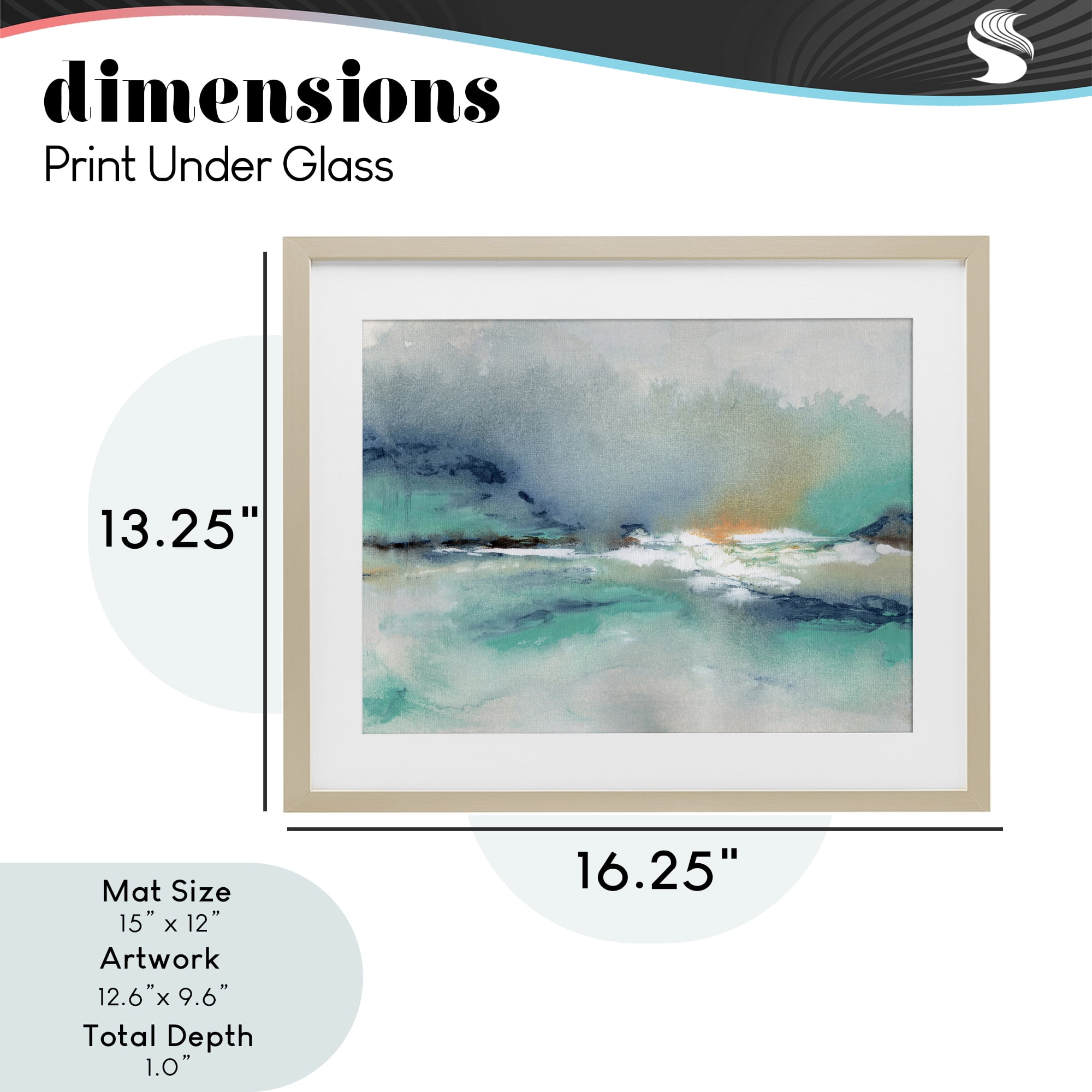 Stupell Industries Sun Bleached Crossing Birch Framed Print Under Glass, design by NLS Design