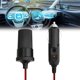thumbnail image 5 of Cable De Extensión De Encendedor De Cigarrillos De Cobre Puro De 6 Pies Cable De 12V 16Awg Enchufe De Alimentación De Cc Automático Fusionado Para Limpiador De Inflador De Neumáticos De Automóvil Serendint VI010194-00, 5 of 6