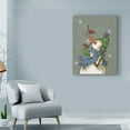 thumbnail image 3 of Trademark Fine Art 'Snowman With Birds' Canvas Art by Margaret Wilson, 3 of 3