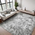 thumbnail image 1 of Abstract Area Rug x Modern Rugs for Living Room Neutral Machine Washable Rug Non Slip Carpet for Bedroom Office Living Room Dining Room Nursery Rug Grey &, 1 of 6
