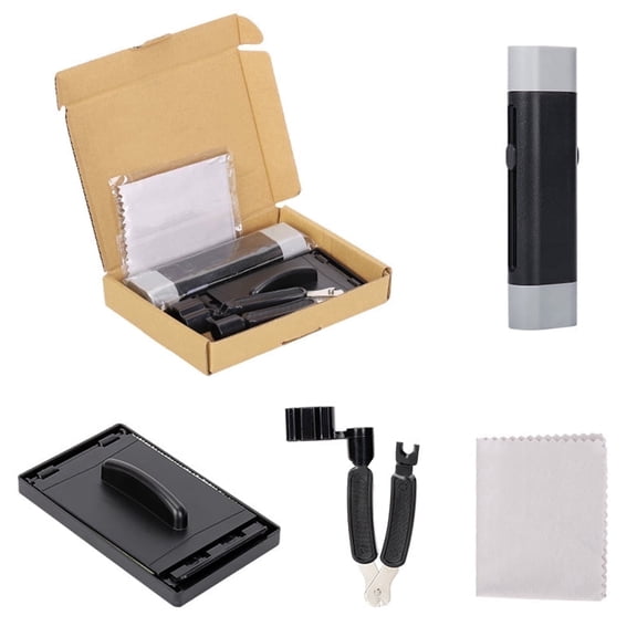 Youersen Guitar String Cleaner Kit, Cloth and Scrubber for Maintenance of Guitars, Violin, Bass, and Ukulele