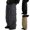 Black, variant on Men Drawstring Elastic Waist Oversized Baggy Multi Flap Cargo Parachute Pants Quick Ripstop Hip Hop Skate Street Loose Fit Trousers Gray S