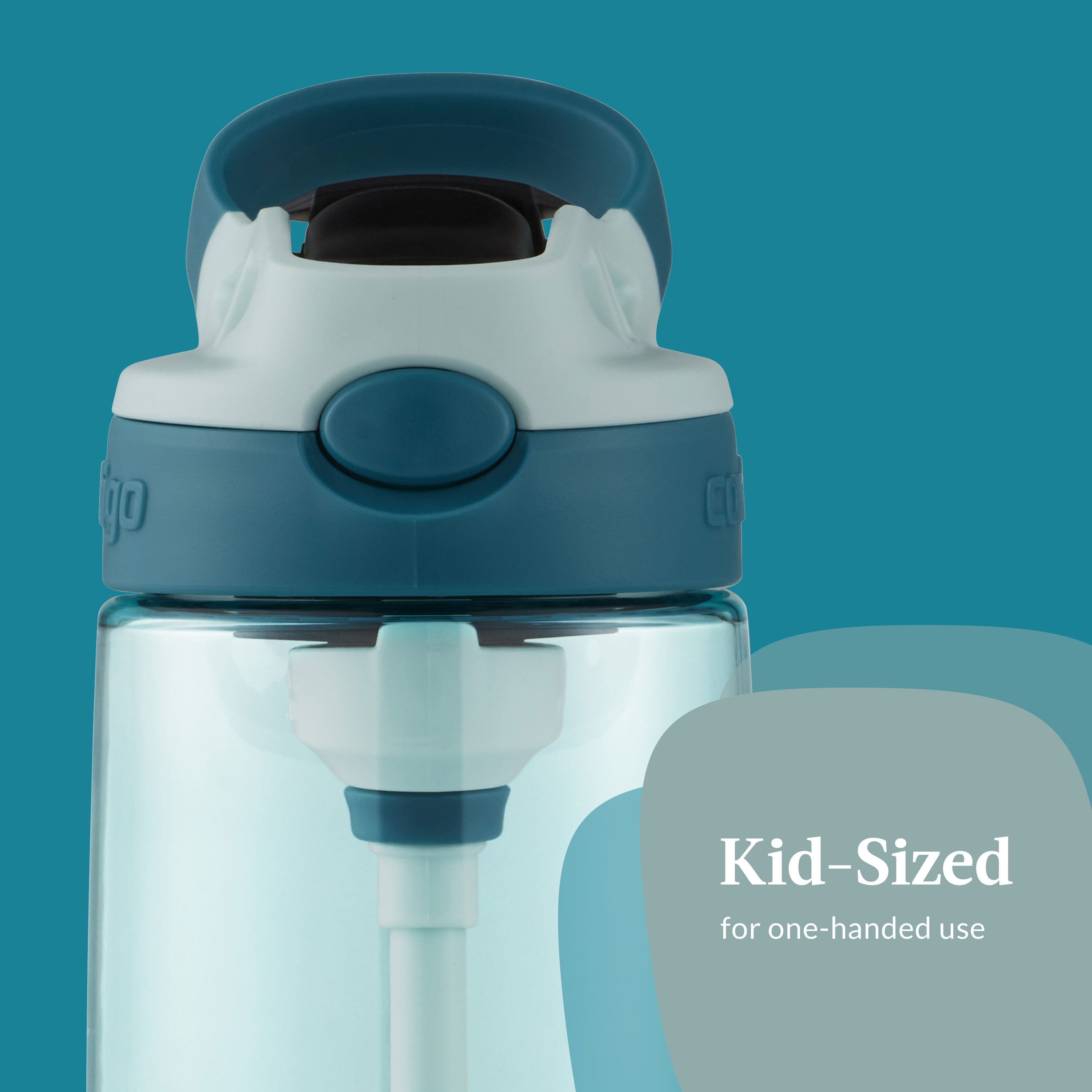 Contigo 20oz Plastic AutoSpout Mango Kids' Water Bottle