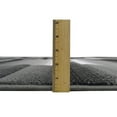 thumbnail image 3 of HR HANDCRAFT RUGS HR Grey/Silver/Black/Abstract Area Modern Contemporary Geometric Square Design Pattern 5' x 7', 3 of 5