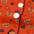 thumbnail image 6 of OOOUM Girls Button Down Loungewear Set Kids Short Sleeve Shorts Lounge Set Toddler Holiday Two Piece Outfits 13-14 Years, 6 of 9