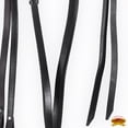 thumbnail image 2 of 3/4 In x 8 ft Hilason Western Horse Tack Leather Split Rein Black, 2 of 5