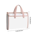 thumbnail image 3 of Weloille 13 Pocket Portable Expanding File Folder 1 Piece, Tear Resistant Color Coded Label Handle, Large Capacity Document Organizer, for Invoice Receipt Paper File Storage Office Business Use, 3 of 6