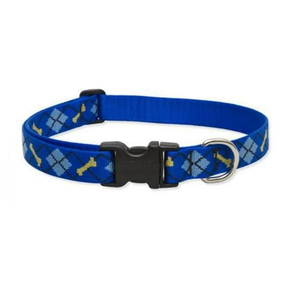 1 in. Dapper Dog 12 in. - 20 in. Adjustable Dog Collar
