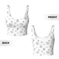 thumbnail image 6 of Uemuo Hand Drawn Turtle Pattern Women's Sports Bra - High Impact Support, Breathable, and Comfortable Athletic Bra for Running, Yoga, and Workouts, 6 of 9