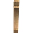 thumbnail image 2 of Ekena Millwork 6"W x 32"D x 40"H Thorton Slat Rough Sawn Bracket, Western Red Cedar, 2 of 4