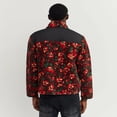thumbnail image 2 of RB Series Sherpa Fleece Zip Up Jacket - Flowers, 2 of 5