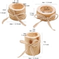 thumbnail image 2 of Juego de 3 piezas para terrarios, suculentas y velas de té Soporte de madera para plantas de aire hecho a mano, 2 of 6