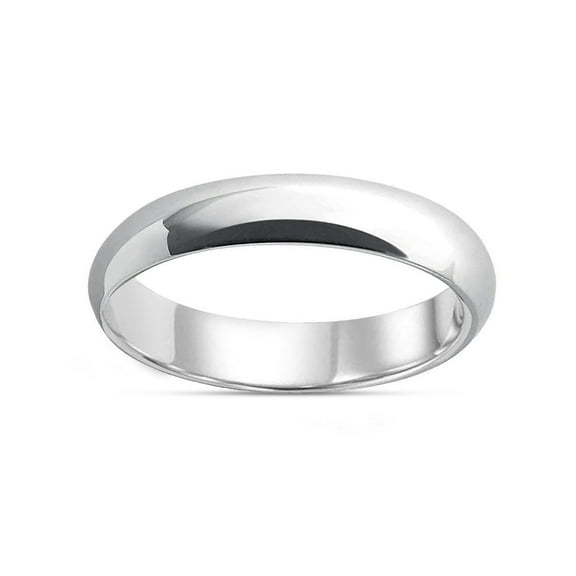 LeCalla Classic Silver Ring Band for Women, Finger Ring Band in Pure 925 Sterling Silver, Hypoallergenic Band Ring for Women (Ring Size - 6 No.)