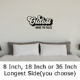 thumbnail image 2 of Oldest I Make The Rules Classic Funny Family Wall Decals for Walls Peel and Stick wall art murals Black Medium 18 Inch, 2 of 2