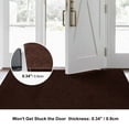 thumbnail image 2 of ANTPOP Runner Rug Outdoor Carpet Runners Hallway Non-Slip Rubberback Area Rugs Indoor Entrance Mat for Entryway Kitchen, 6'x6', Dark Brown, 2 of 7