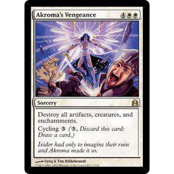 Collectible MtG Commander Rare Akroma's Vengeance #3