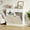 White, variant on Senfot Double Tilt Out Trash Can Cabinet, 20 Gallons Free Standing Wooden Trash Cabinet with Deodorizer & 2 Hideaway Drawers, for Living Room,Kitchen,White