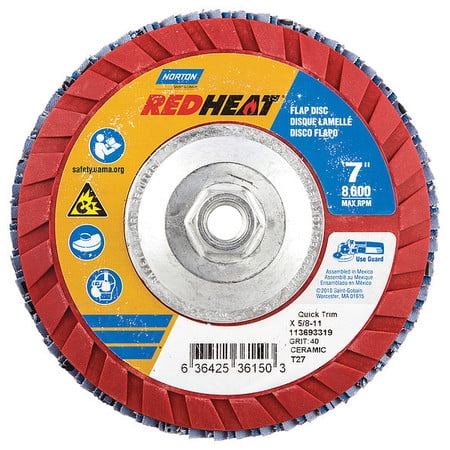 

Flap Disc 7 In x 40 Grit 5/8-11