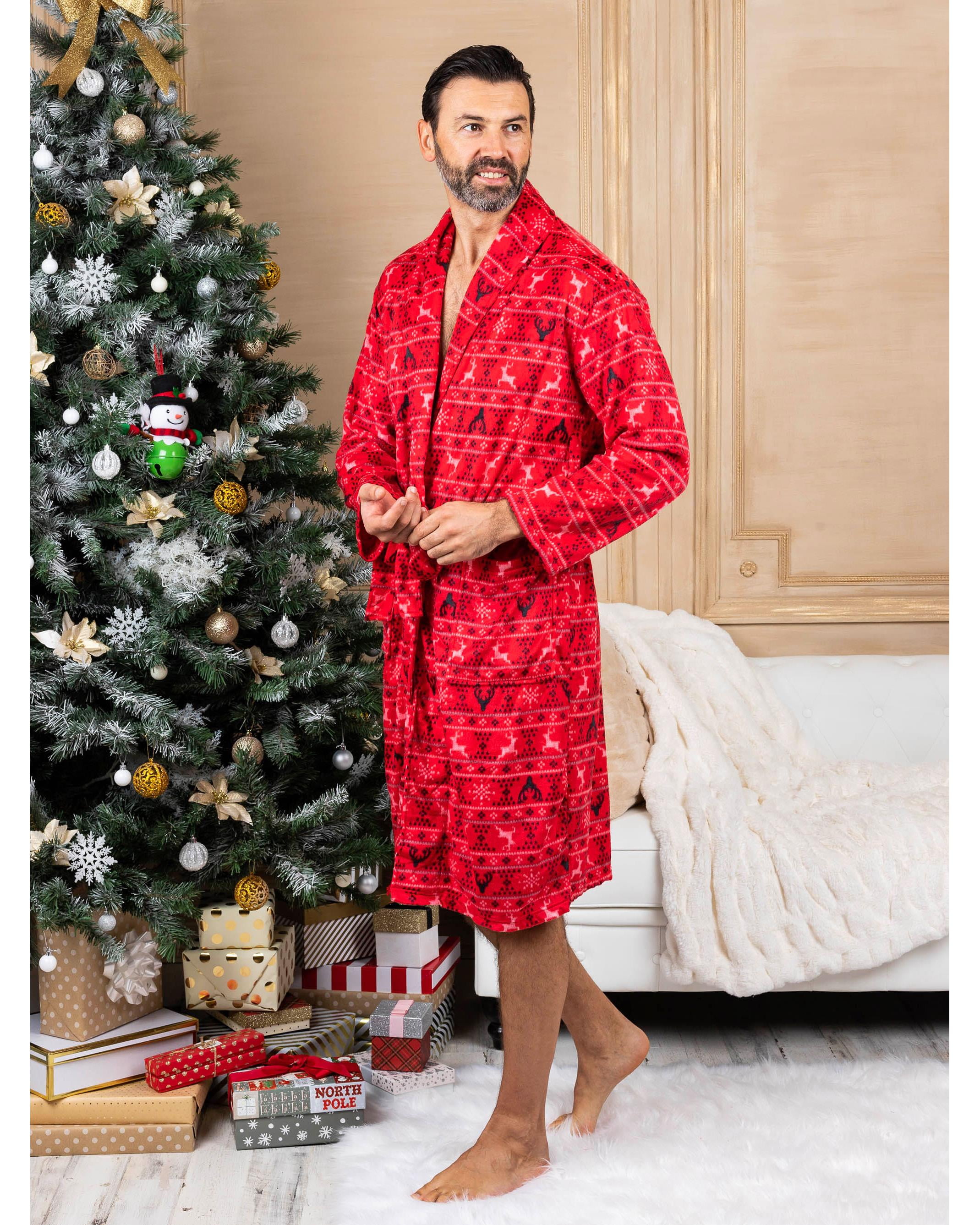 mens christmas robe