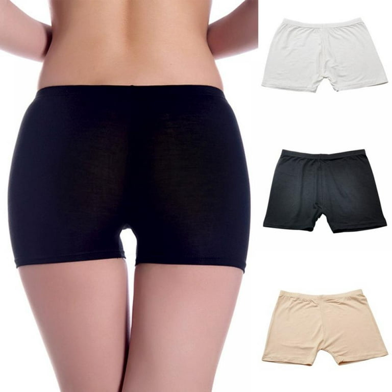 Women's Slip Shorts, Comfortable Boyshorts Panties, Anti-chafing Spandex  Shorts for Under Dress 