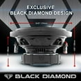 thumbnail image 4 of BLACK DIAMOND DIA-8D4 Car Subwoofer 8" 400W Max Power, 200W RMS, Dual 4 Ohms, DVC (1 Speaker), 4 of 6
