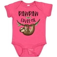 thumbnail image 3 of Inktastic Pawpaw Loves Me Cute Sloth and Baby Boys or Girls Baby Bodysuit, 3 of 5