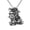 Silver, variant on Stainless Steel Crazy Mermaid Necklace Pendant Jewelry Chain for Men or Women