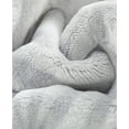 thumbnail image 4 of Sedona House Microfiber Flannel Twin Blanket, 60" x 80", Gray, 4 of 4