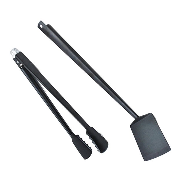 Herramienta para barbacoa, pinza para alimentos, espátula, pinza para asar, accesorios de camping, juego práctico de palas para barbacoa