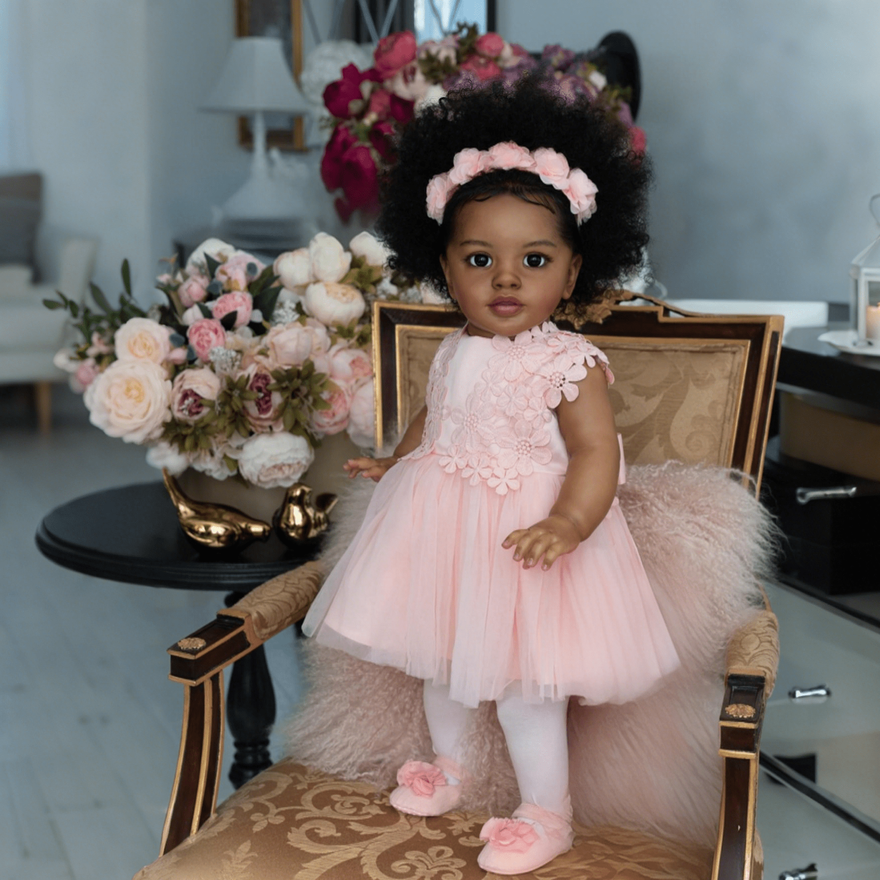 iCradle Reborn Baby Dolls 26inch 66CM Real Looking Reborn Toddler Doll Soft Cloth Body Newborn Baby Doll Soft Vinyl Handrooted Hair Babies Gifts for Kids Age 3+