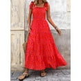 thumbnail image 6 of PRETTYGARDEN Women Dresses Summer Floral Sleeveless Maxi Dress Casual Spaghetti Strap Tiered Flowy Beach Long Dress, 6 of 8