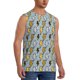 thumbnail image 2 of Fotbe Lightning Bolts Men's Camiseta sin Mangas Estampada para Hombres, Playera Casual para Gimnasio, Entrenamiento, Playa-3X-Large, 2 of 7