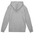 thumbnail image 3 of Men's Mitchell & Ness Heather Gray New England Patriots Helmet Logo Vintage Pullover Hoodie, 3 of 3