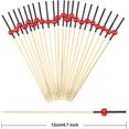 thumbnail image 1 of Cocktail Decorative Toothpicks Fruit Sticks Party Supplies - Red Black - 200 Pieces, 1 of 3