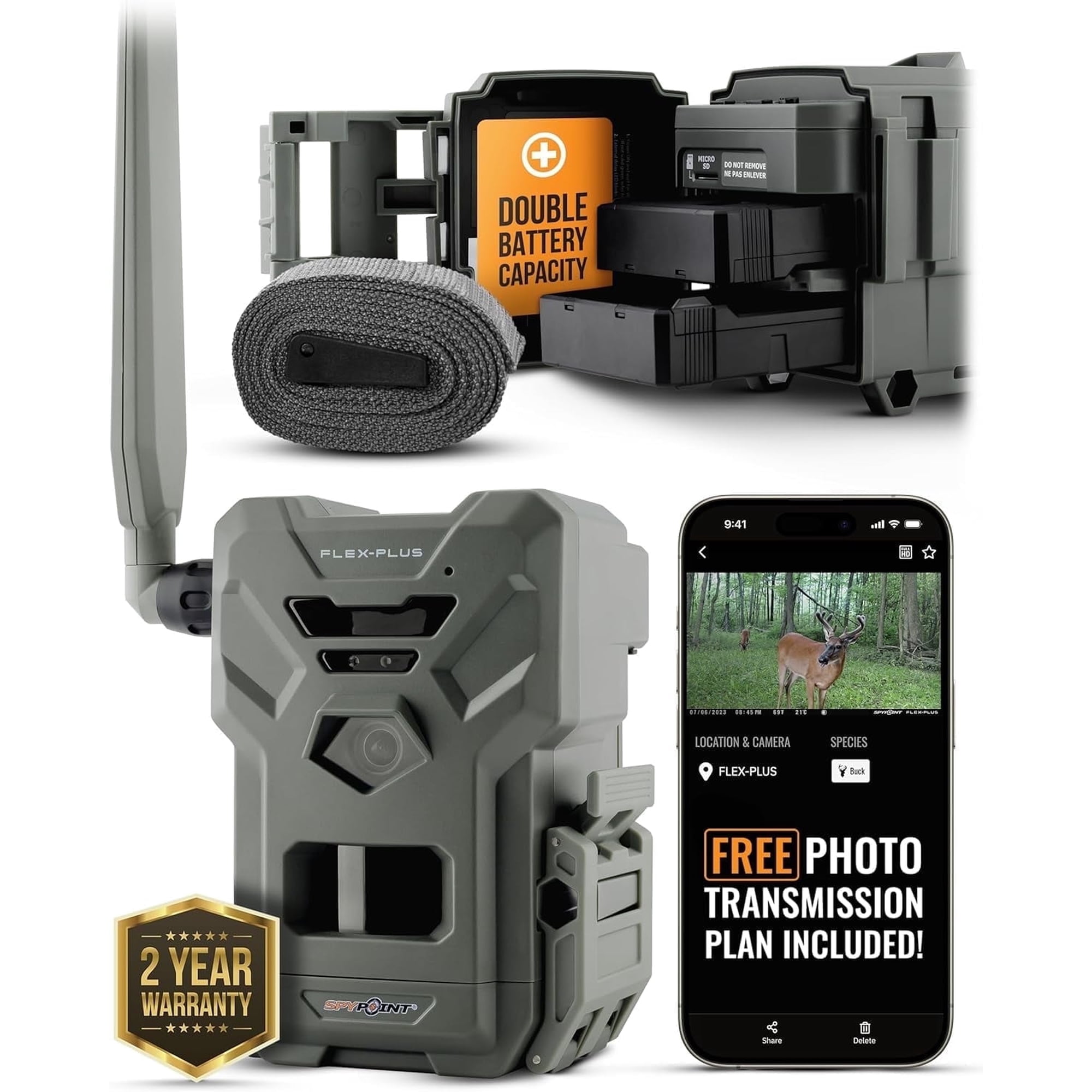 SPYPOINT FLEX-Plus Cellular Trail Camera