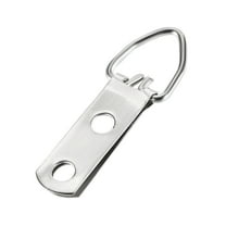 Unique Bargains D Ring Picture Hangers, 47mm x 15mm Silver Tone Assortment Kit for Photo Hanging 100Pcs